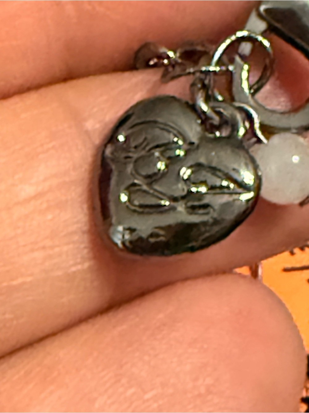 Betsey Johnson Black Skeleton Bride Necklace with Purple Roses and Gold Crown - Picture 9 of 13